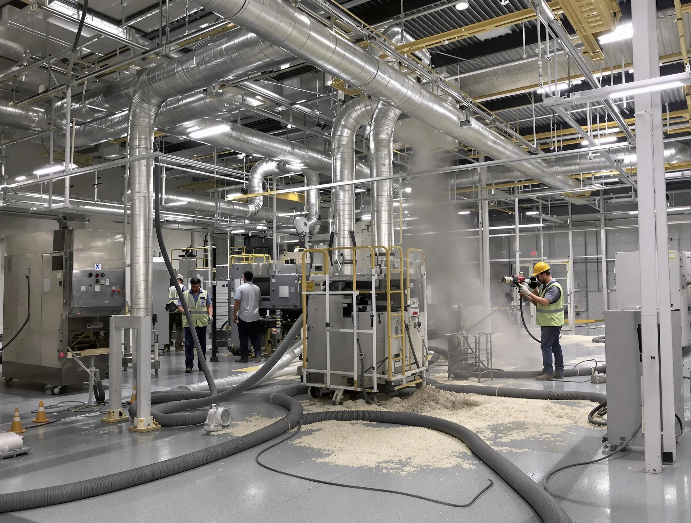 Heavy-duty industrial duct cleaning by Providence Air Duct Cleaning in Providence