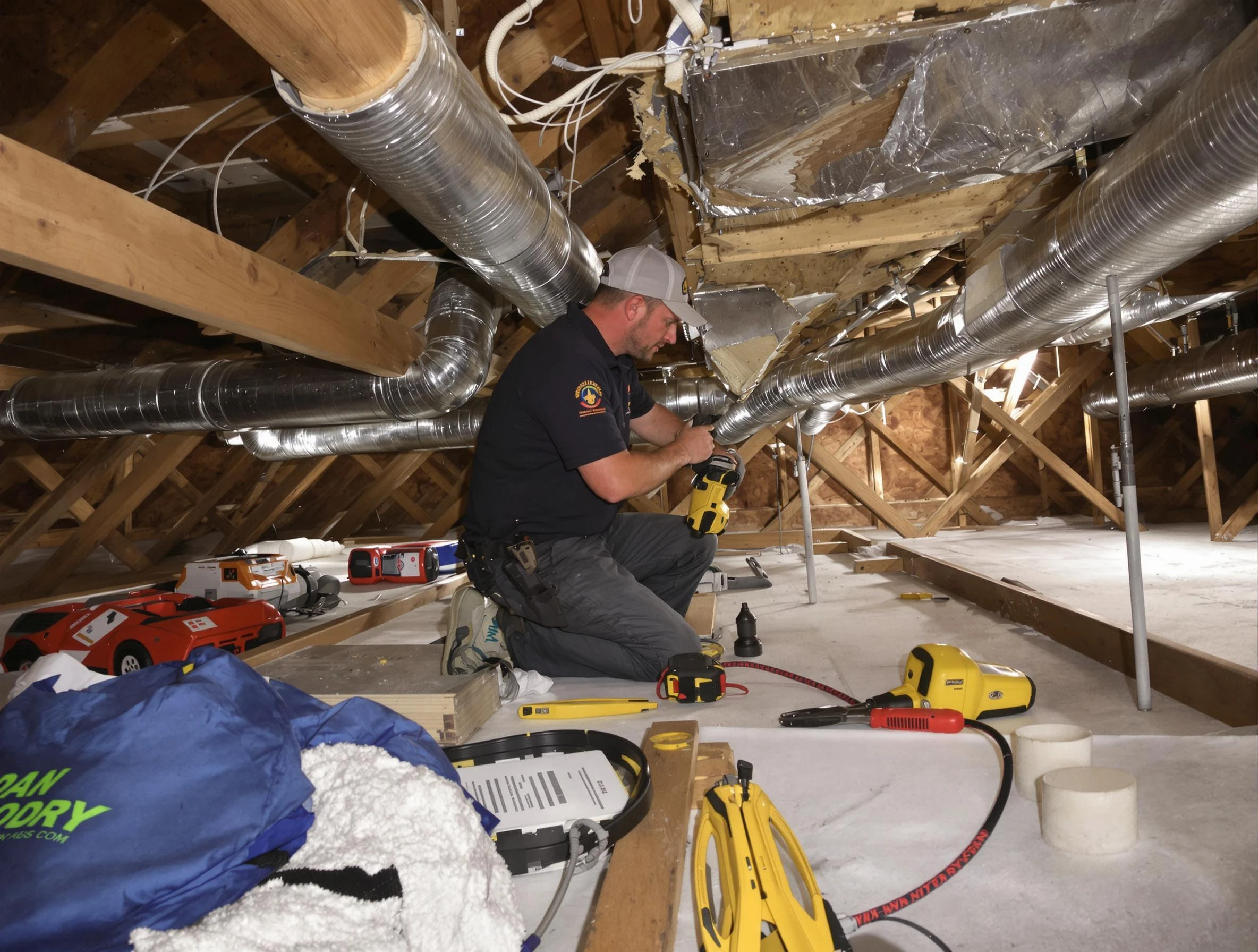 Professional air duct repair by Providence Air Duct Cleaning in Providence