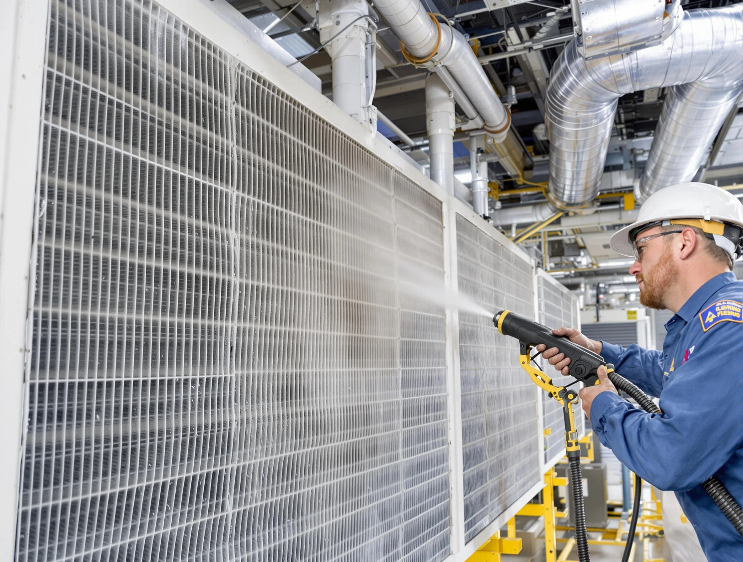 Professional commercial coil cleaning by Providence Air Duct Cleaning in Providence