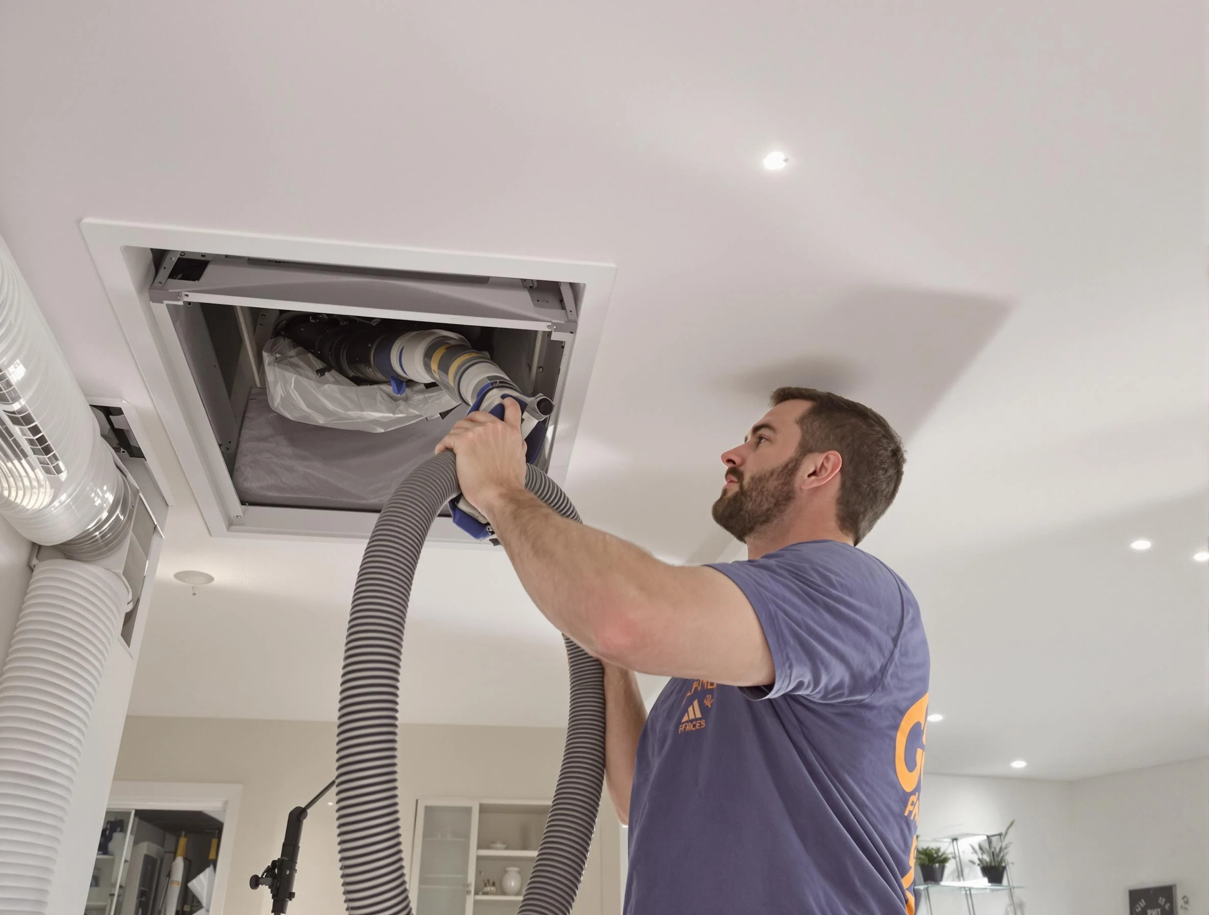 Precision indoor duct cleaning by Providence Air Duct Cleaning in Providence
