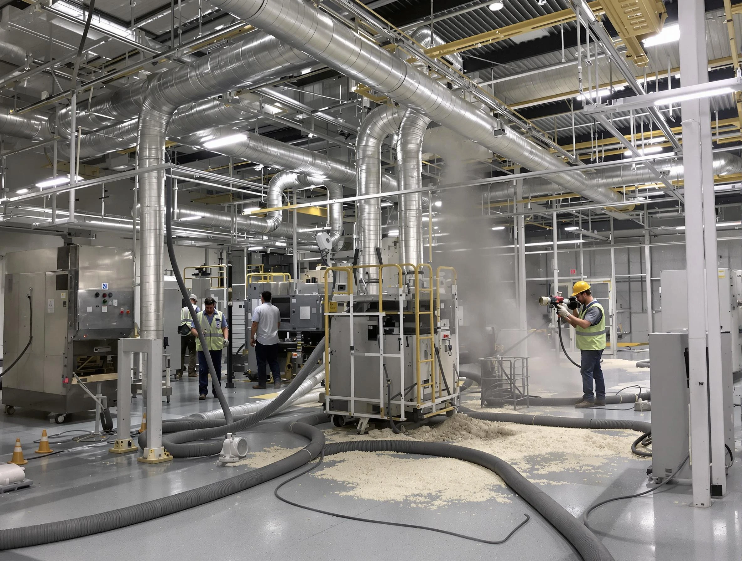 Heavy-duty industrial duct cleaning by Providence Air Duct Cleaning in Providence